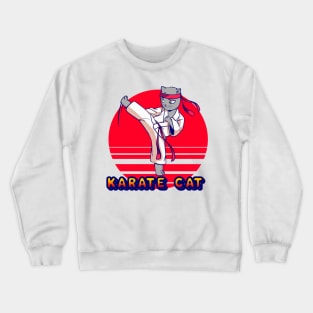 Karate cat Crewneck Sweatshirt